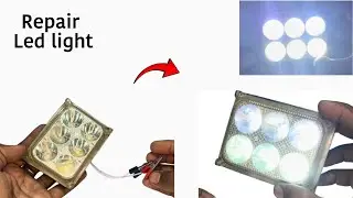 How to repair LED light. How to repair LED light at home. #ledlight #repaire #howtomake