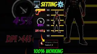 New Settings ⚙️| REALME 8 📲 Sensi + Dpi || 2024 Free Fire ⚡ Highlights