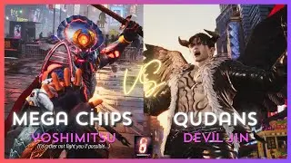 Tekken 8 - Mega Chips (YOSHIMITSU) VS qudans (DEVIL JIN)