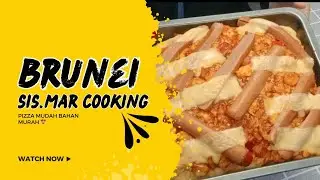 Resepi pizza mudah bahan murah 😍