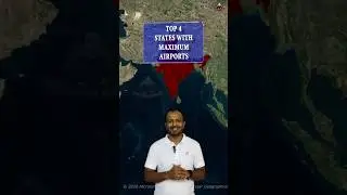 Top 4 States with Maximum Airports