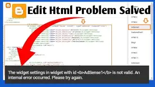How to Fix Google AdSense Code In Blogger Website | Google Adsense Code Blogger Mein Kaise Save kare