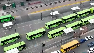 Operadores y usuarios del transporte p&uacute;blico en SLP, elogiaron cambios de unidades