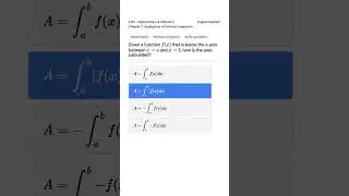 Calculating Area Under Curve Below X Axis 12th Math
