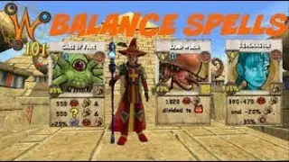 MY TOP 5 BALANCE SPELLS IN WIZARD101!