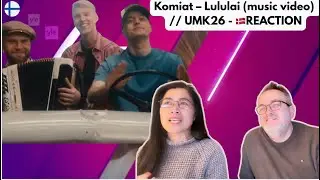 Komiat &ndash; Lululai (music video) // UMK26 - 🇩🇰REACTION