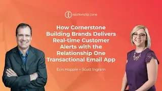 How Cornerstone Building Brands Delivers Real-time Customer Alerts with the Transactional Email App