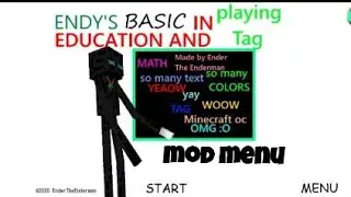 Endy basics in Education and playing tag 1.4.3 mod menu android port (Baldi basics mod)