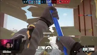 When the entire enemy team bunch up  Rainbow Six siege