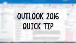 Quick Tip: Turn Email into an Appointment in Outlook 2016