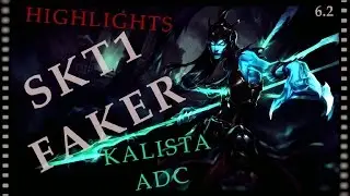 (60fps)~ SKT T1 Faker - Kalista vs Ezreal - ESC Ever LokeN - KR LOL - Highlights