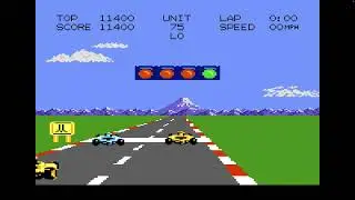 Pole Position II Game Play: Reliving Atari 7800 Classic From 1986!