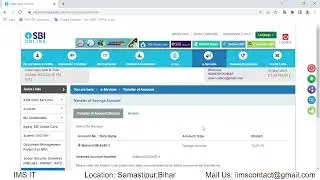 Online SBI Account Transfer Change Home Branch Important Info