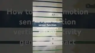 How to update motion sensor function vertical sensitivity genshin impact