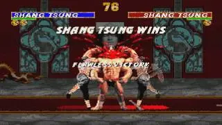 Ultimate Mortal Kombat Trilogy - Shang Tsung (MK2) Fatality Glitch