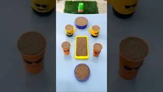 Oddly Satisfying Sand Cake Smash 😌 | Relaxing ASMR 😱 #shortsfeed #youtube #viral