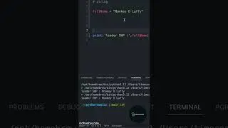 Belajar Python Dasar Untuk Pemula - String Bagian Pertama  