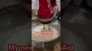 My new KitchenAid hand mixer #music #hand mixer #kitchenaidmixer