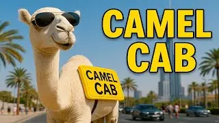 Camel Cab: Dubai&rsquo;s Coolest Taxi Has Sunglasses 😎🐪 | Desert Diaries Ep.1