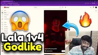 Lala 1v4 Godlike😲 - Neyoo Reacts🔥