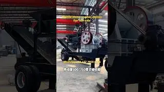 50-80t/h mobile stone crusher, rock crusher station,granite gravel aggregate stone crushing plant