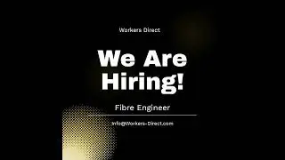 We are hiring Fiber Engineer