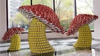 An architectural twist on ordinary food drives with 'Canstruction'