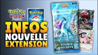 TOUT ce qu&rsquo;on SAIT sur la NOUVELLE EXTENSION SOURCE SECR&Egrave;TE dans POK&Eacute;MON TCG POCKET !