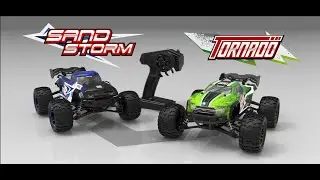 RACENT 1:16 Scale Storm＆Tornado 30MPH High Speed 4WD 2.4 GHz RC Monster Truck
