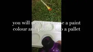 How to make splash paint rocks