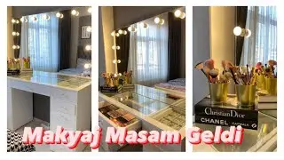 MAKYAJ MASAM GELDİ😍 Birlikte yerleştirelim🤌🏼Fikrinize ihtiyacım var🌟