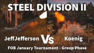 Arty war gone terribly wrong! - Steel Division 2 Cast JeffJefferson vs Koenig