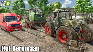FIRST MAIZE HARVEST w/ The NEW EQUIPMENT | HOF BERGMAAN | Farming Simulator 25