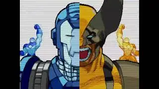 Marvel vs. Capcom - War Machine, Wolverine vs. Gold War Machine, Strider Hiryu