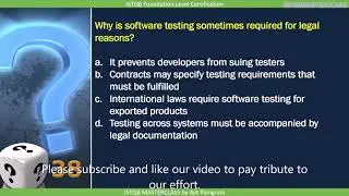 1 1 1 Typical Objectives of Testing QUIZ   5 : ISTQB Foundation level 2018 Question bank