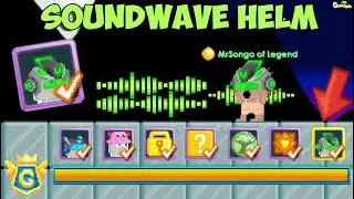 Getting Royal SOUNDWAVE HELM + NEW REEDEM CODES! (AUGUST GROWPASS) OMG!! | GrowTopia