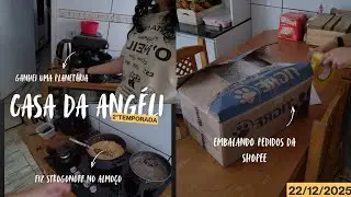 Fiz um Strogonoff no almoço | 22 de dezembro de 2025 | Casa da Angéli 