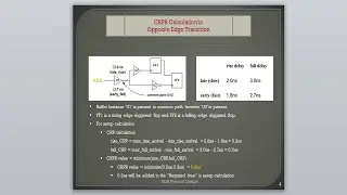 CRPR Calculation in Opposite Edge Transition | VLSI | OCV | STA