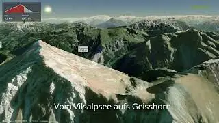 Vom Vilsalpsee aufs Geisshorn ∆ hiking trails ∆ 3d-trail.com/austria/