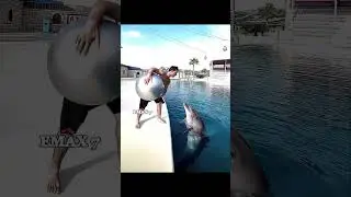 Dolphin vs Ronaldo 😲.#new #emax @slicx