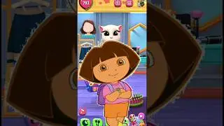 Dora Explorer's Girl My talking angela 2 #doraexplorer #mytalkingangela2 #angela2 #makeover