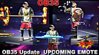 OB35 Update Most Rare Upconing Emote | #freefiregarena