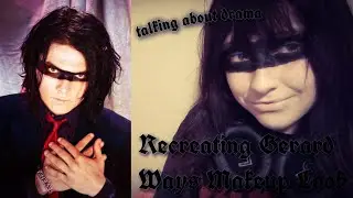 Recreating Gerard way makeup look :33 #emo