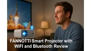 📽️ FANNOTTI Smart Projector with WIFI and Bluetooth Review 📡