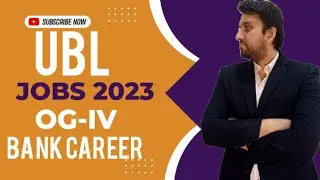 UBL New Jobs OG-IV Program 2023