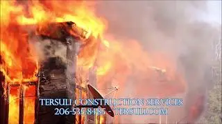 BEST Seattle Area Fire and Water Damage Repair Company - Tersuli Construction - 206-535-8485