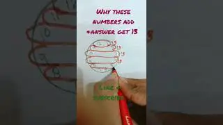 why these numbers add in watch and answers get 13 🖊️📄🤔🤗🤩#youtubeshorts #trending #shorts 🤗🤩🎊