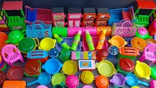 16.40 Minutes Satisfying with Unboxing Miniature Kitchen Set,Mini Cooking | Doll House Unboxing Toys