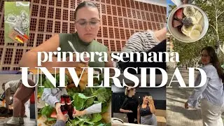 Primera semana de UNIVERSIDAD👩🏽‍💻🏋🏽‍♀️🎧📖🥣|EIR, journal, haul enfermeril, nueva habitación, gym...