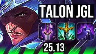 TALON vs ZAC (JGL) | Legendary | KR Master | 25.13